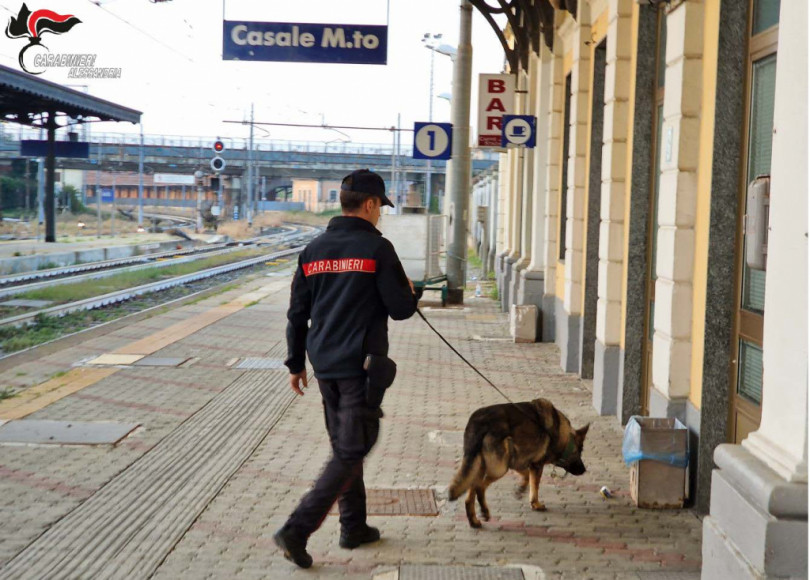 Controlli preventivi antidroga alla stazione ferroviaria e nelle scuole